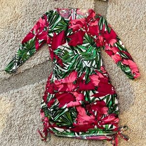 Michael Kors floral bodicon dress